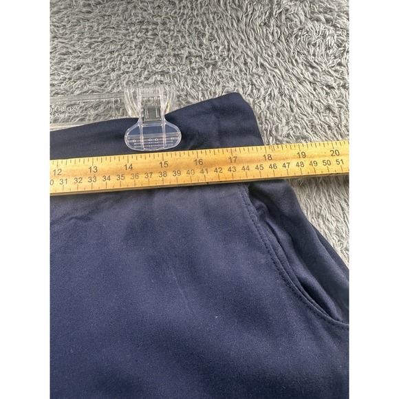 Lilly Pulitzer Dahlia Shorts in High Tide Blue Sz XL Scalloped Hem Stretch waist - Picture 4 of 8